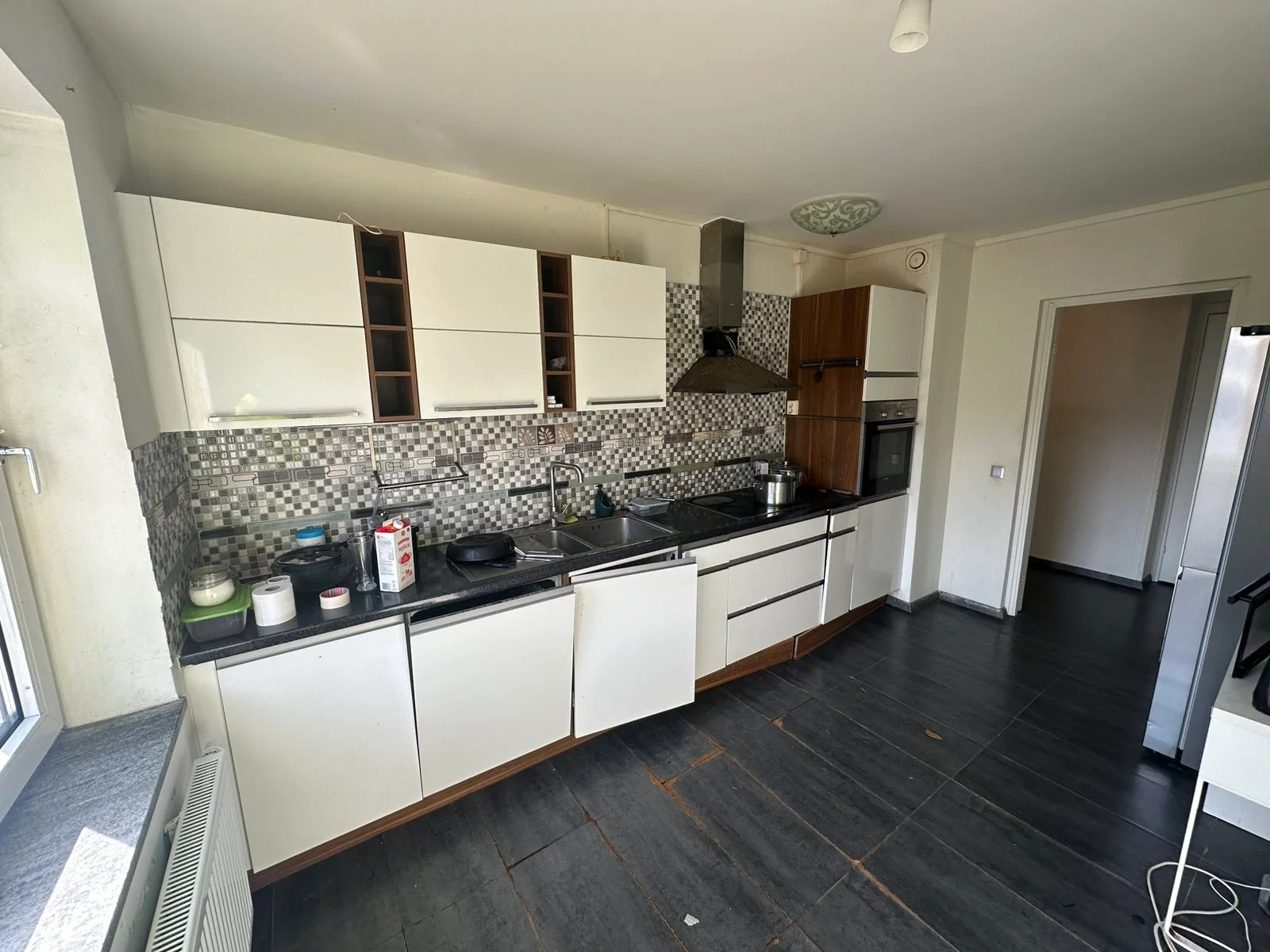 Befintligt kök före renovering i Söderkulla, Malmö